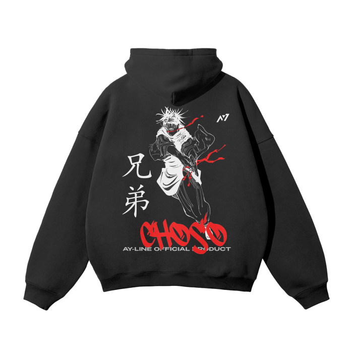 Hoodie Streetwear Crimson Flow 2.0