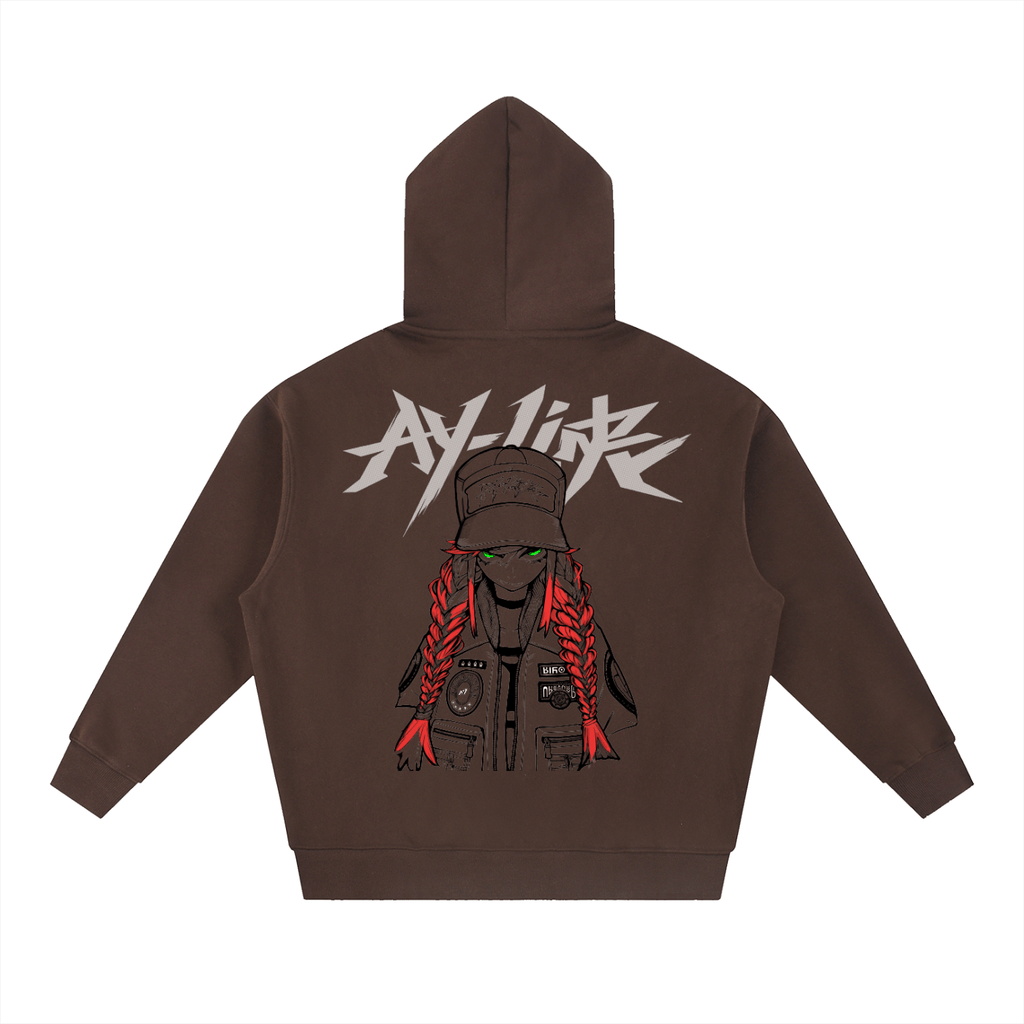 Hoodie Streetwear Emerald Glare