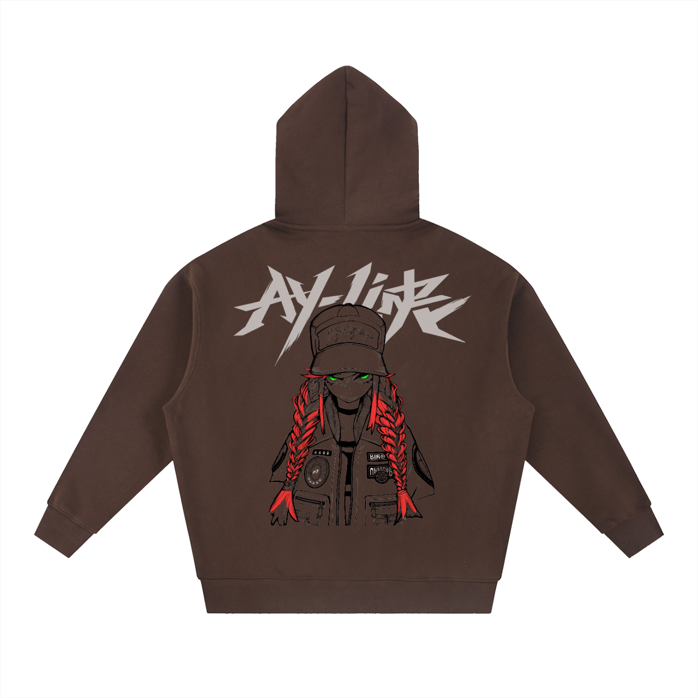 Hoodie Streetwear Emerald Glare