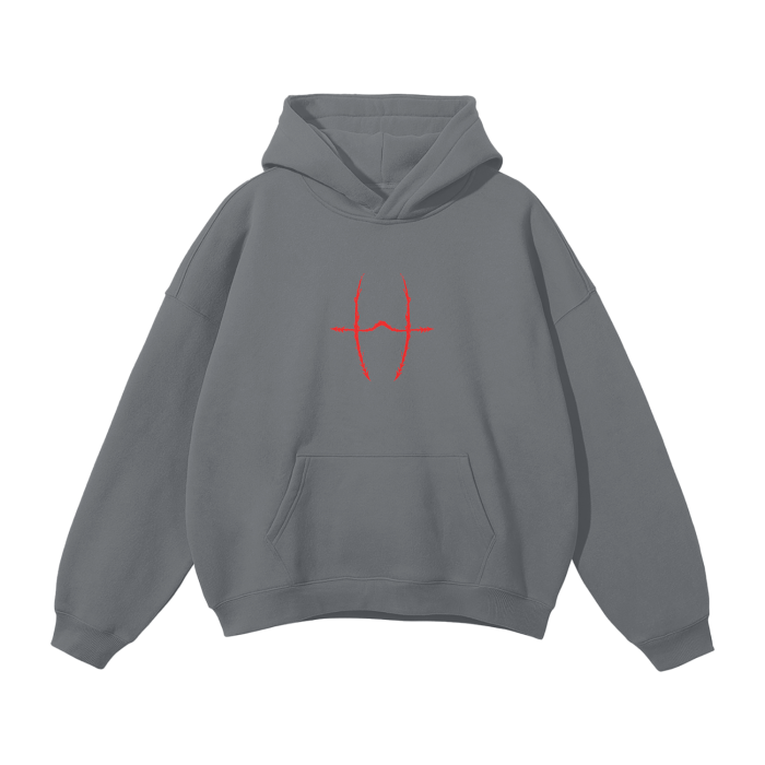 Hoodie Streetwear Crimson Flow 2.0