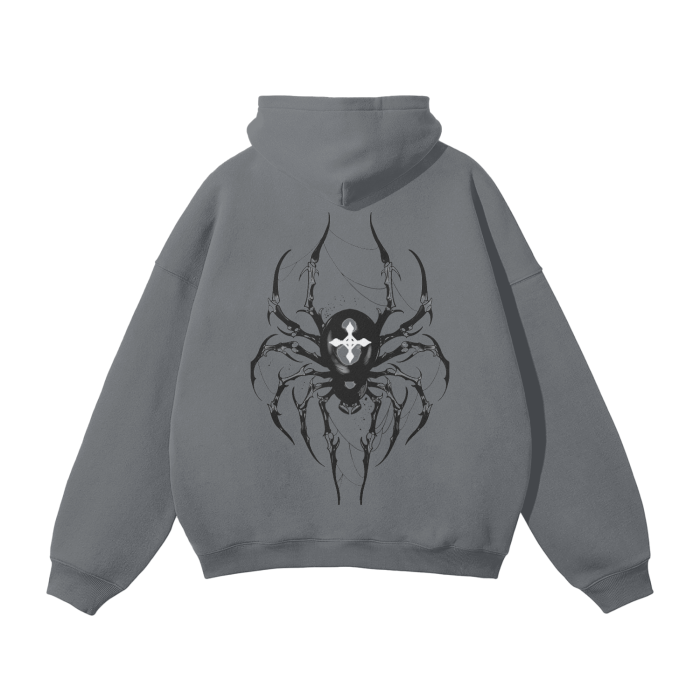 Hoodie Streetwear Dark Charisma Spider