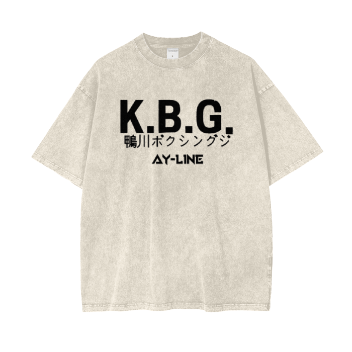 T-shirt Streetwear Rising Knockout Délavé