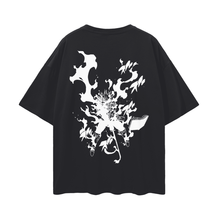 T-shirt Streetwear Grimoire Rise Graffiti Noir