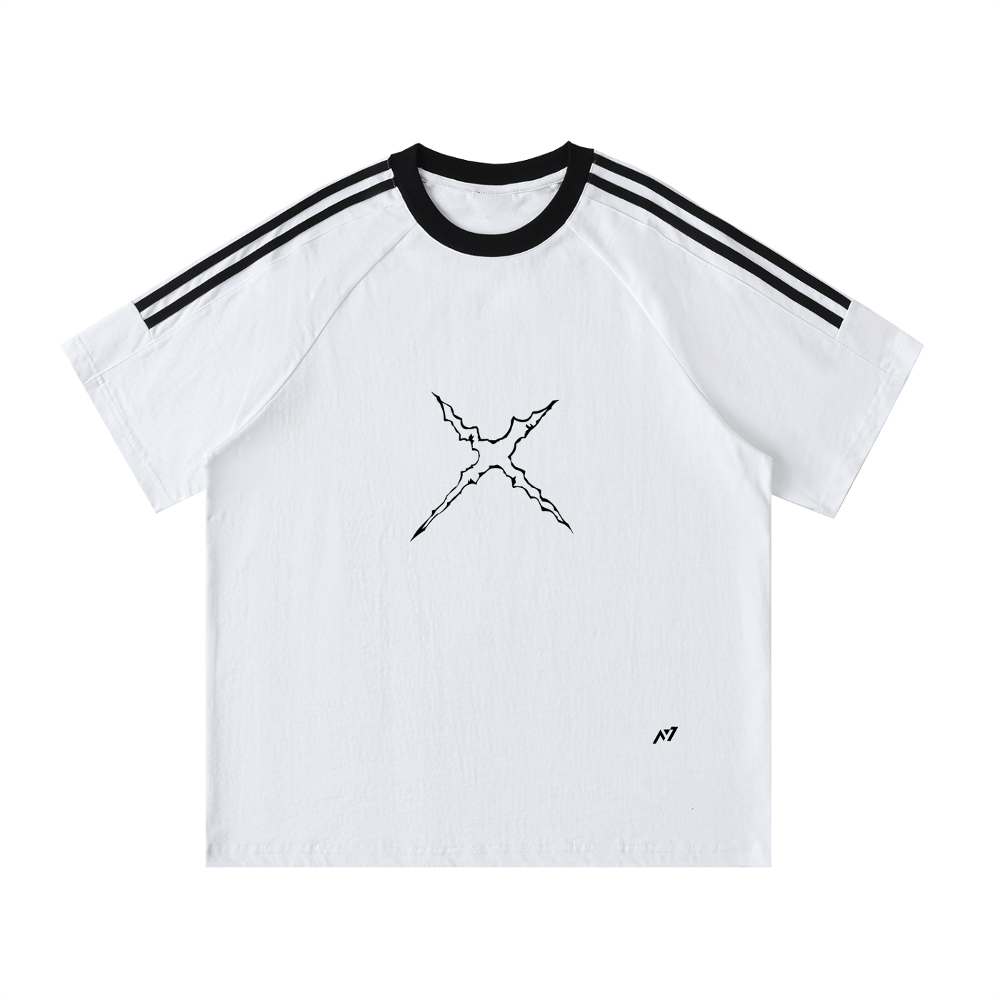 T-shirt Streetwear Path of the Pirate King Gear 5 Blanc