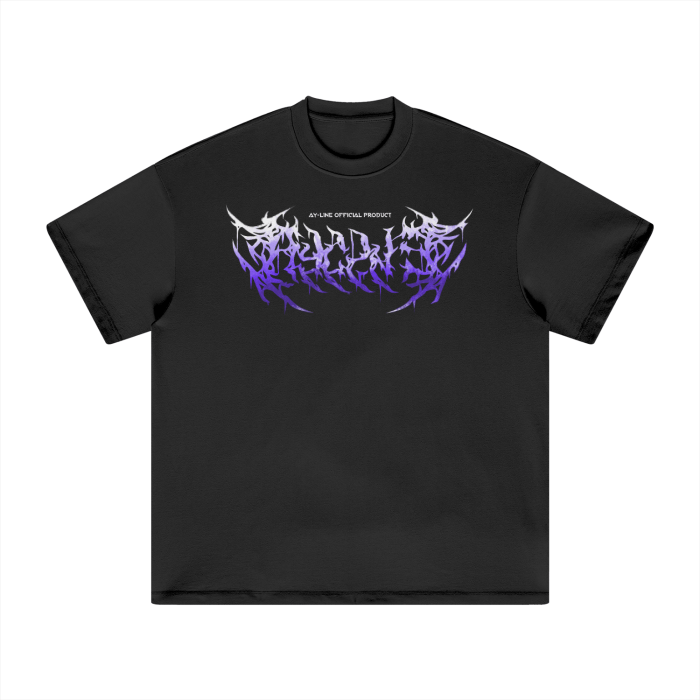 T-shirt Streetwear The One Who Left It All Behind Noir Heavyweight