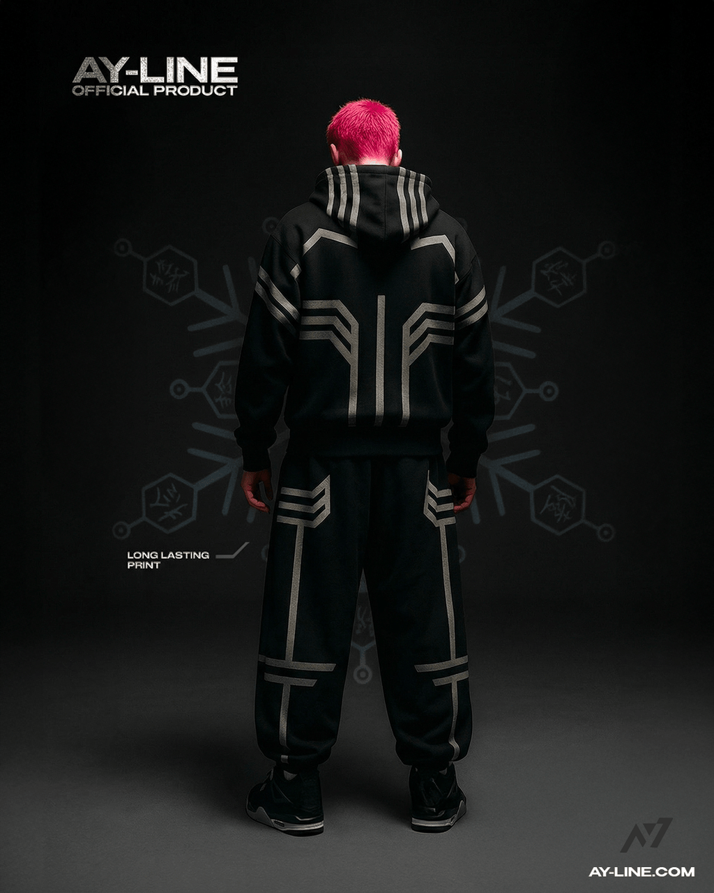 Hoodie Streetwear Réfléchissant 3rd Upper Moon