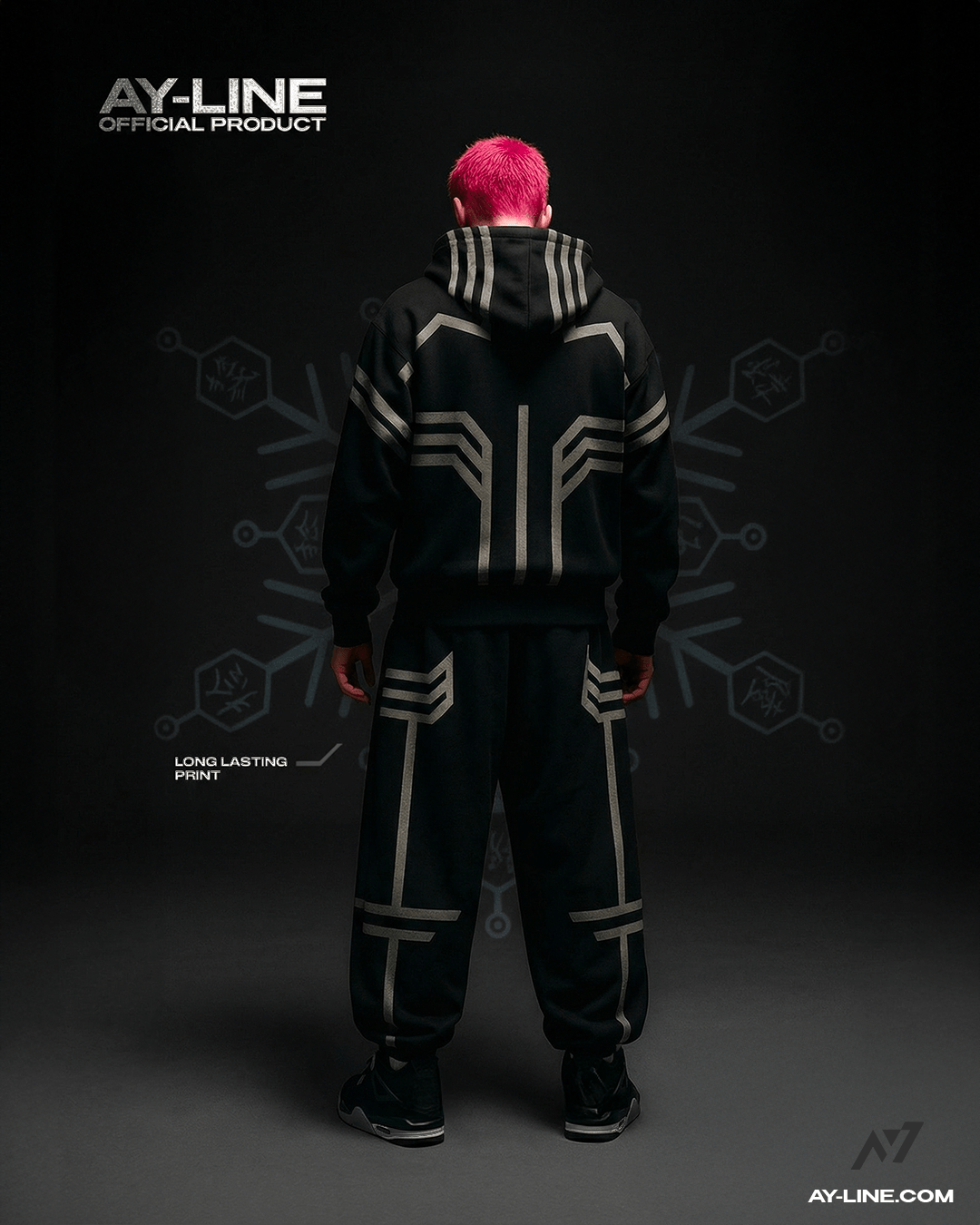 Hoodie Streetwear Réfléchissant 3rd Upper Moon
