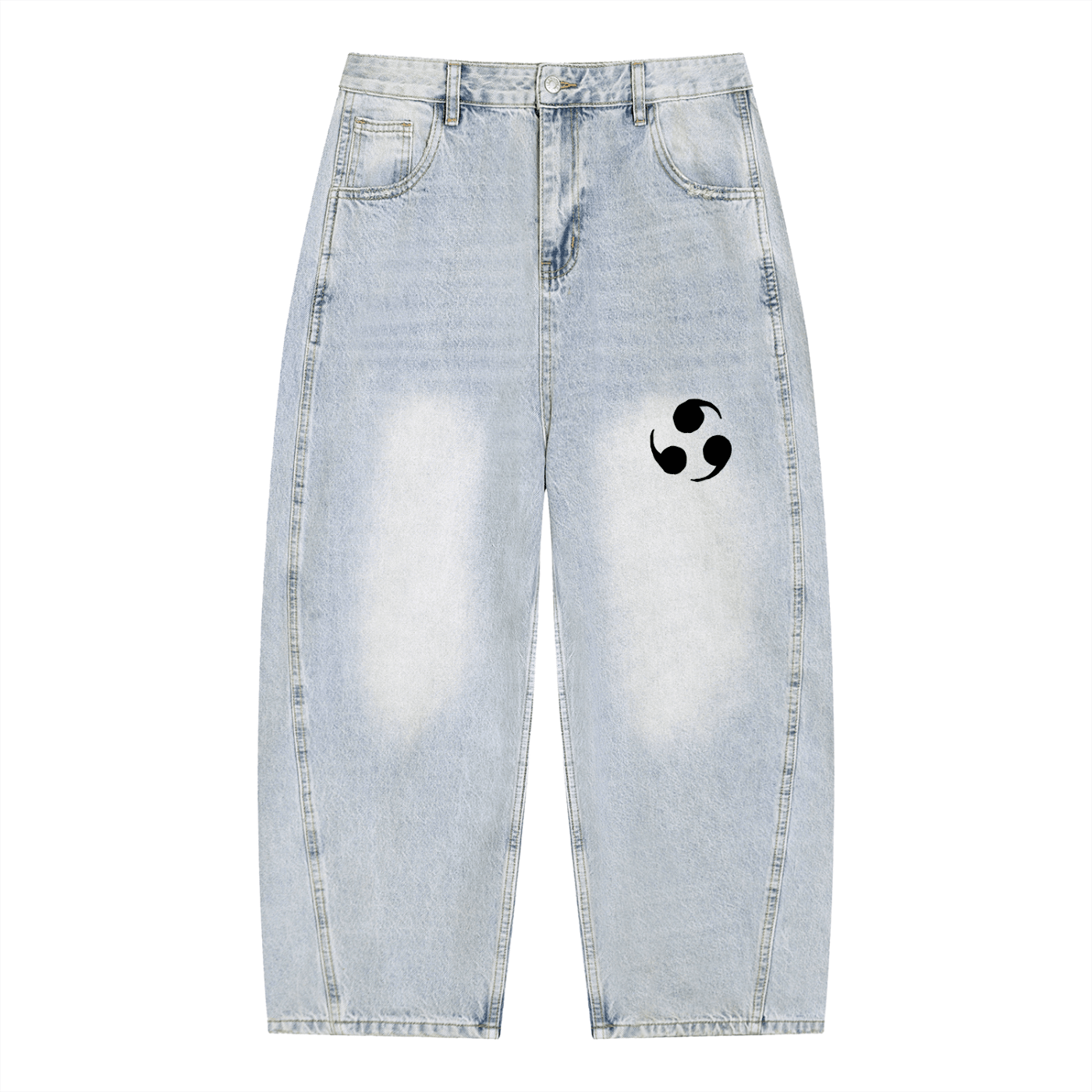 Jeans Barrel Leg Thunder God