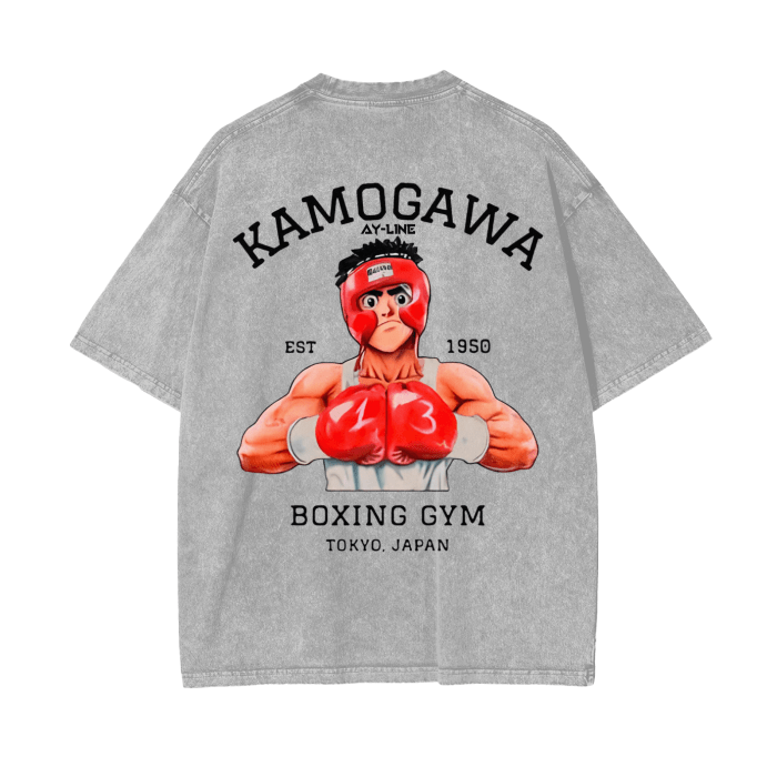 T-shirt Streetwear Rising Knockout Délavé