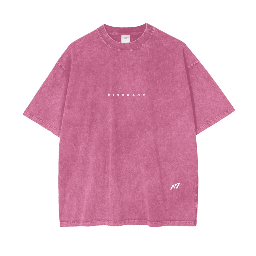 T-shirt Streetwear The Disgraced One Rose Délavé