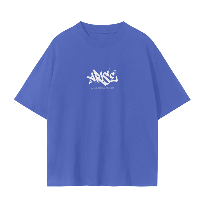 T-shirt Streetwear God Statue Bleu