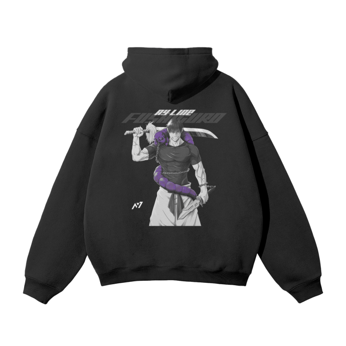 Hoodie Streetwear Sorcerer Killer Y2K Noir