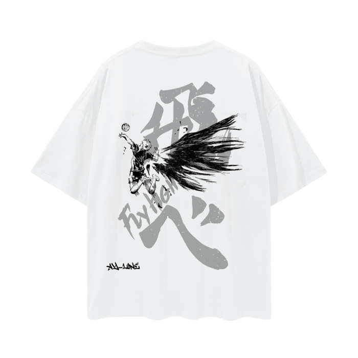 T-shirt Streetwear Spike Zone Blanc