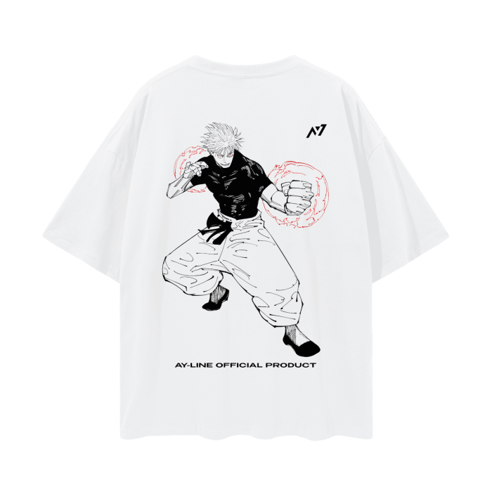T-shirt Streetwear The Strongest Blanc