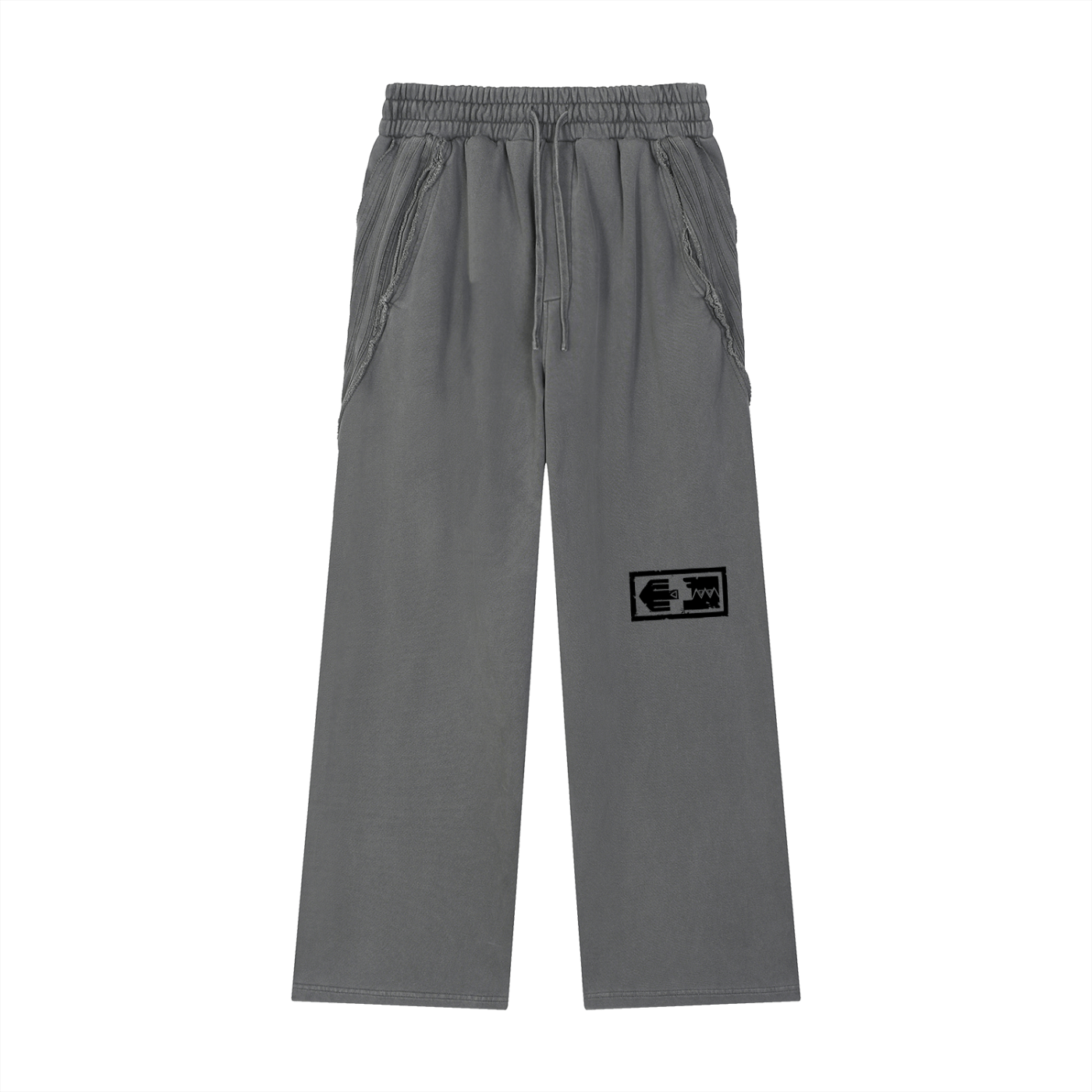 Pantalon Snow Délavé Tape Raw Edge