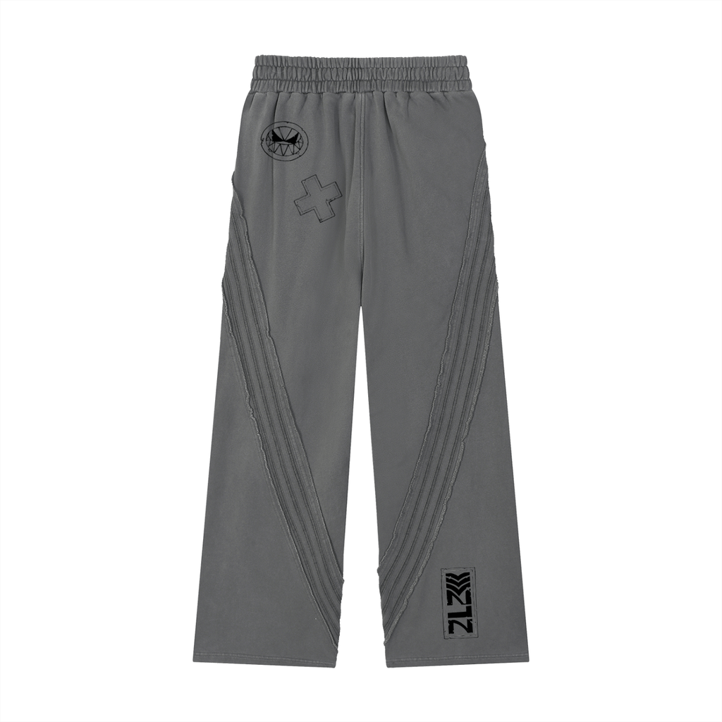 Pantalon Snow Délavé Tape Raw Edge