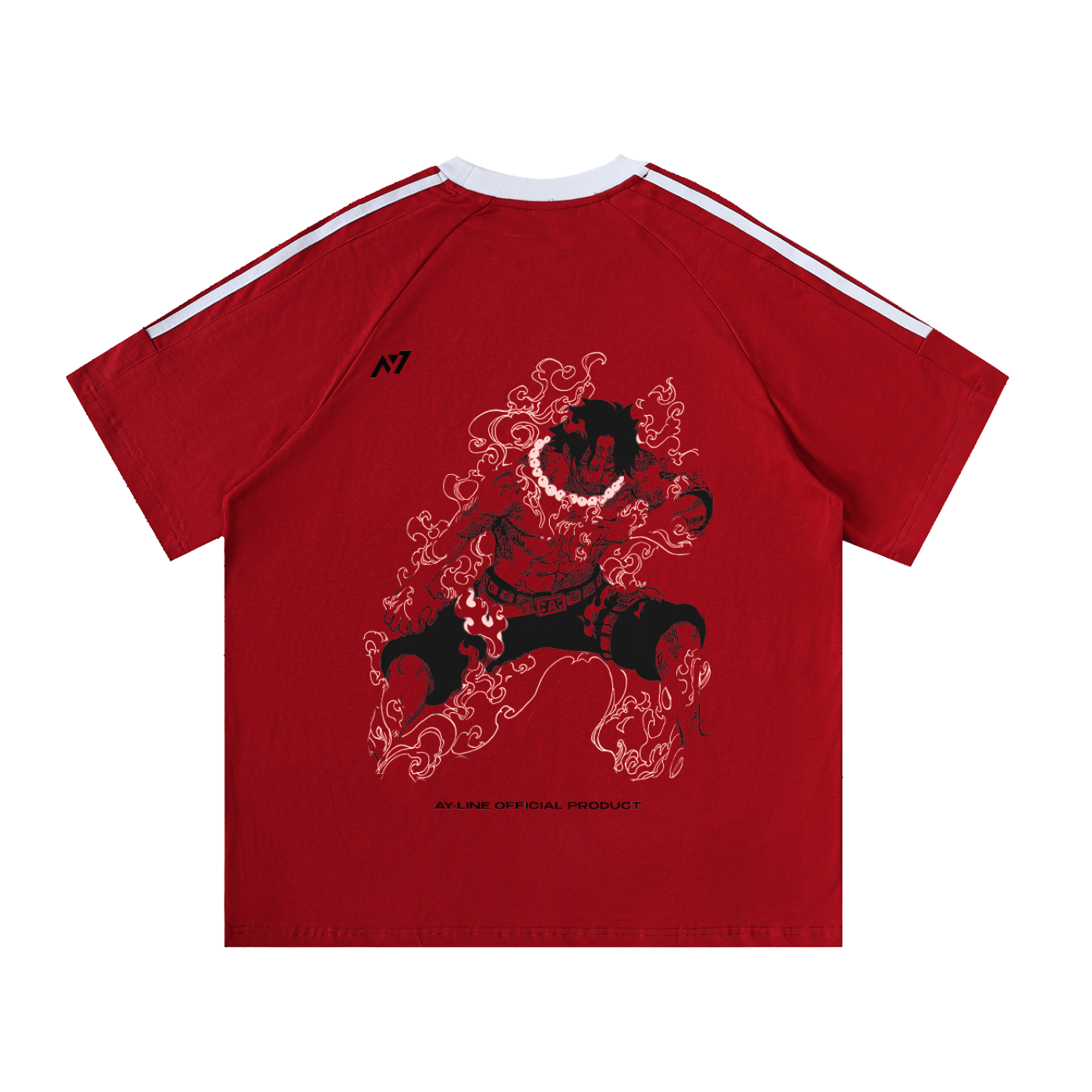 T-shirt Streetwear Crewneck Flame Rogue
