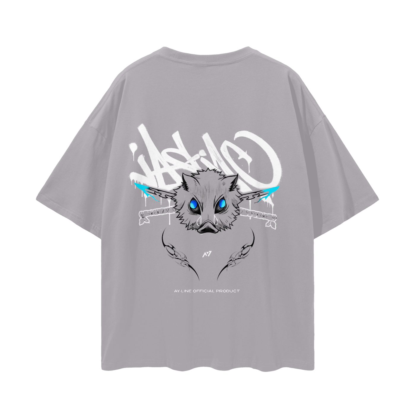 T-shirt Streetwear Wilderness Wrath Gris