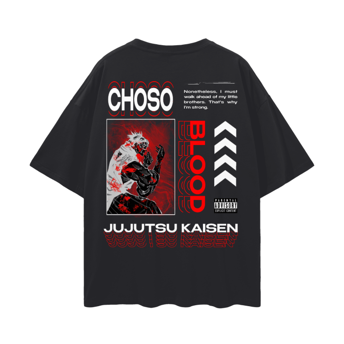 T-shirt Streetwear Crimson Flow