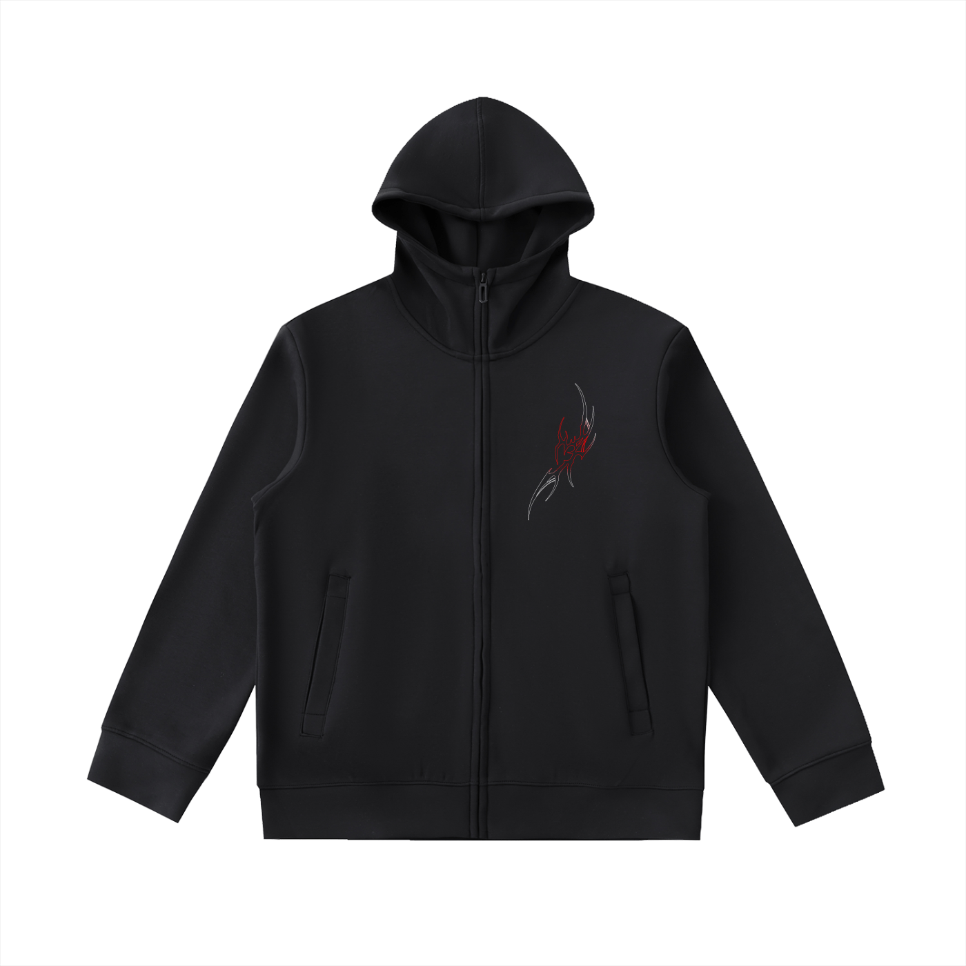 Hoodie Streetwear Zippé Turbo Fiend