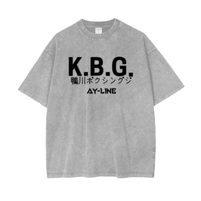 T-shirt Streetwear Rising Knockout Délavé