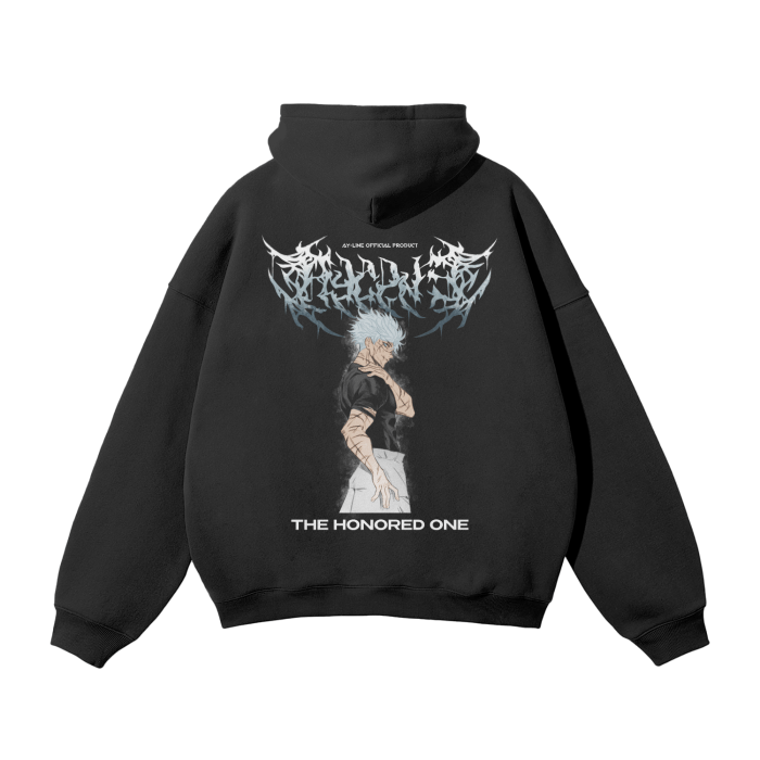 Hoodie Streetwear The Honored One Metal