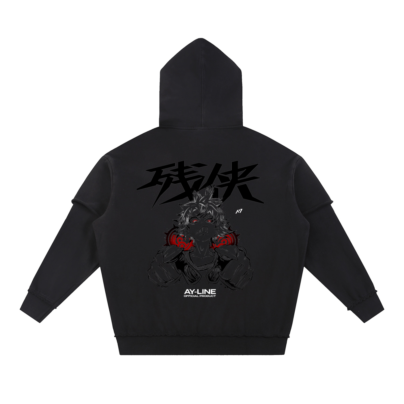 Hoodie Streetwear Déchiré Scrap God