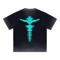 T-shirt Streetwear Cyber Relic Délavé