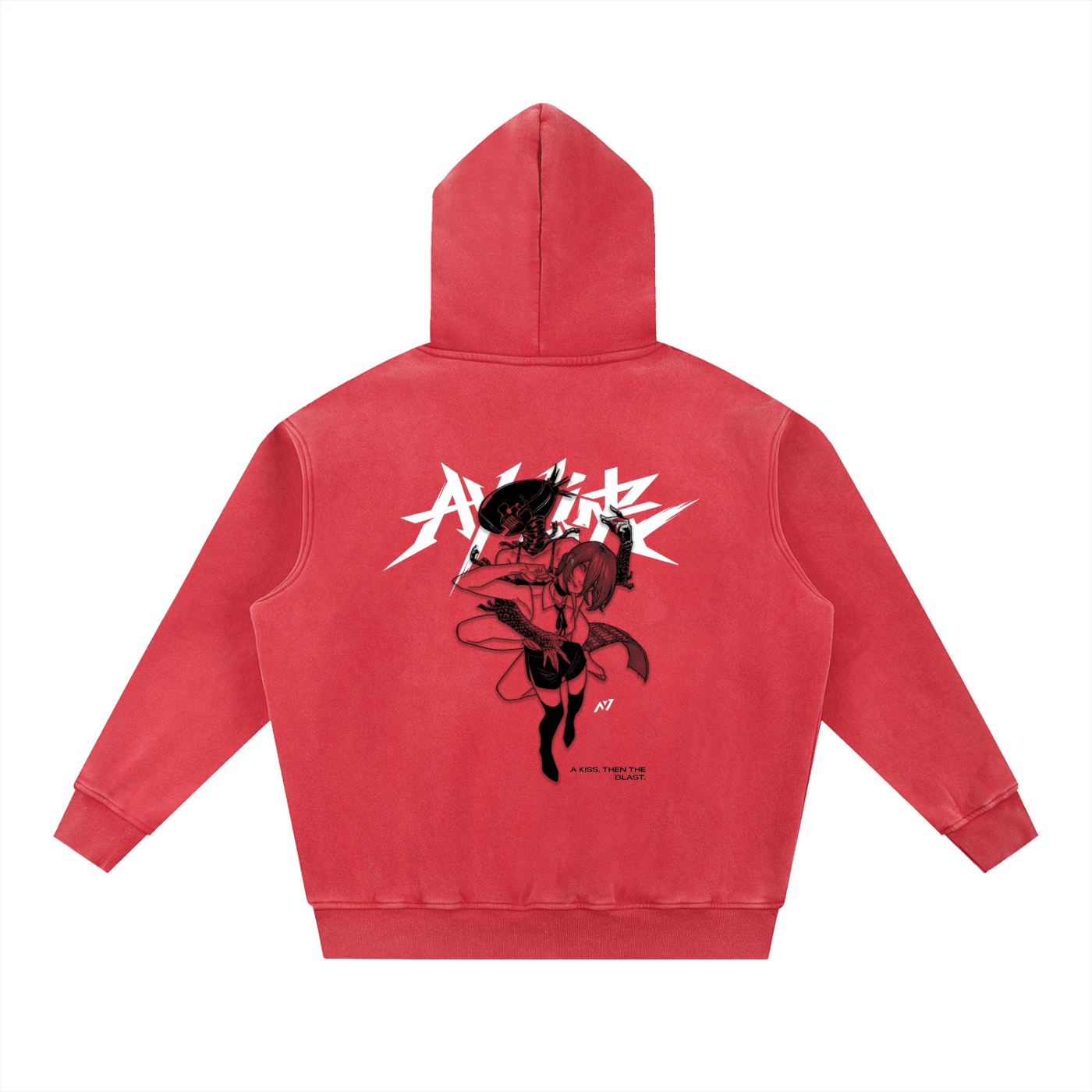 Hoodie Streetwear Blowback Délavé