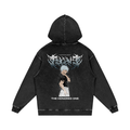 Hoodie Streetwear The Honored One Metal Délavé