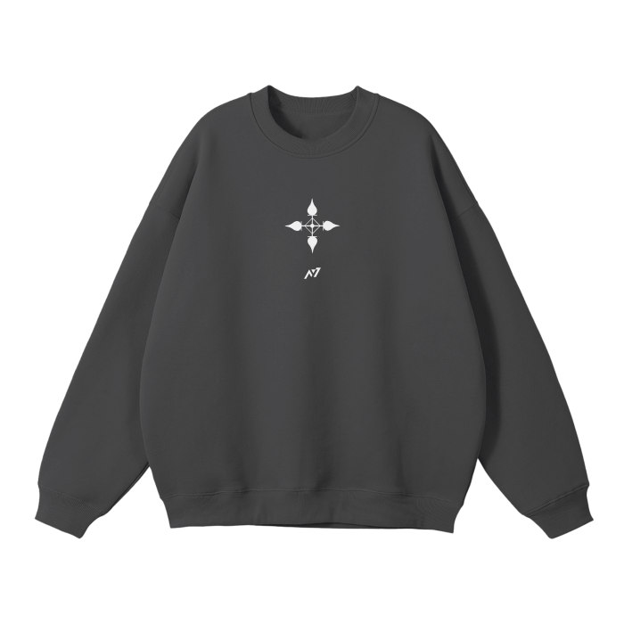 Sweatshirt Streetwear Phantom Troupe Foncé Gris