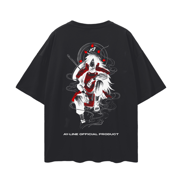 T-shirt Streetwear Eye of the Moon Noir