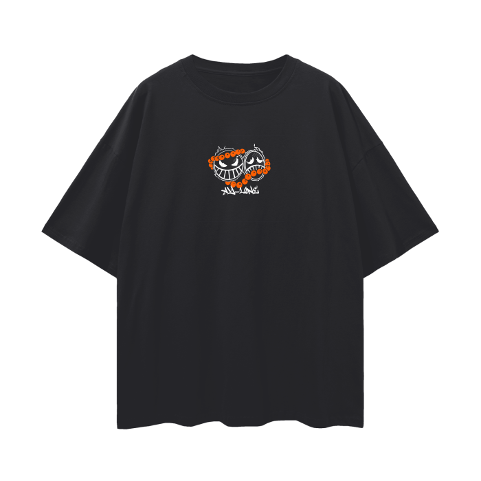 T-shirt Streetwear Flame Rogue Noir