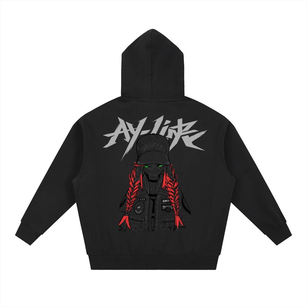 Hoodie Streetwear Emerald Glare