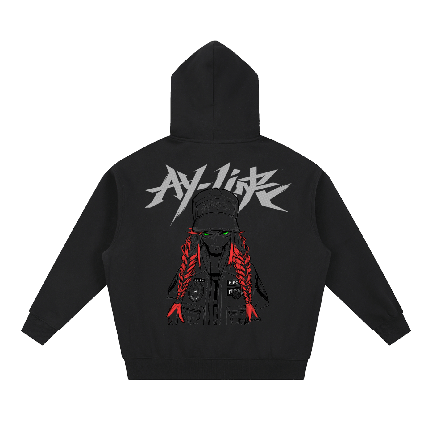 Hoodie Streetwear Emerald Glare