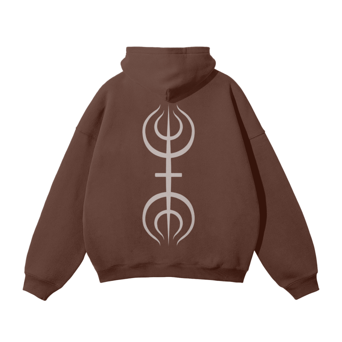 Hoodie Streetwear Nature’s Heart Marron