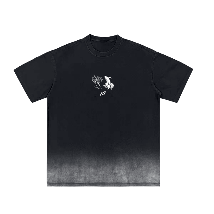 T-shirt Streetwear The Strongest Sorcerer Noir Délavé
