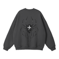 Sweatshirt Streetwear Dark Charisma Spider Foncé Gris