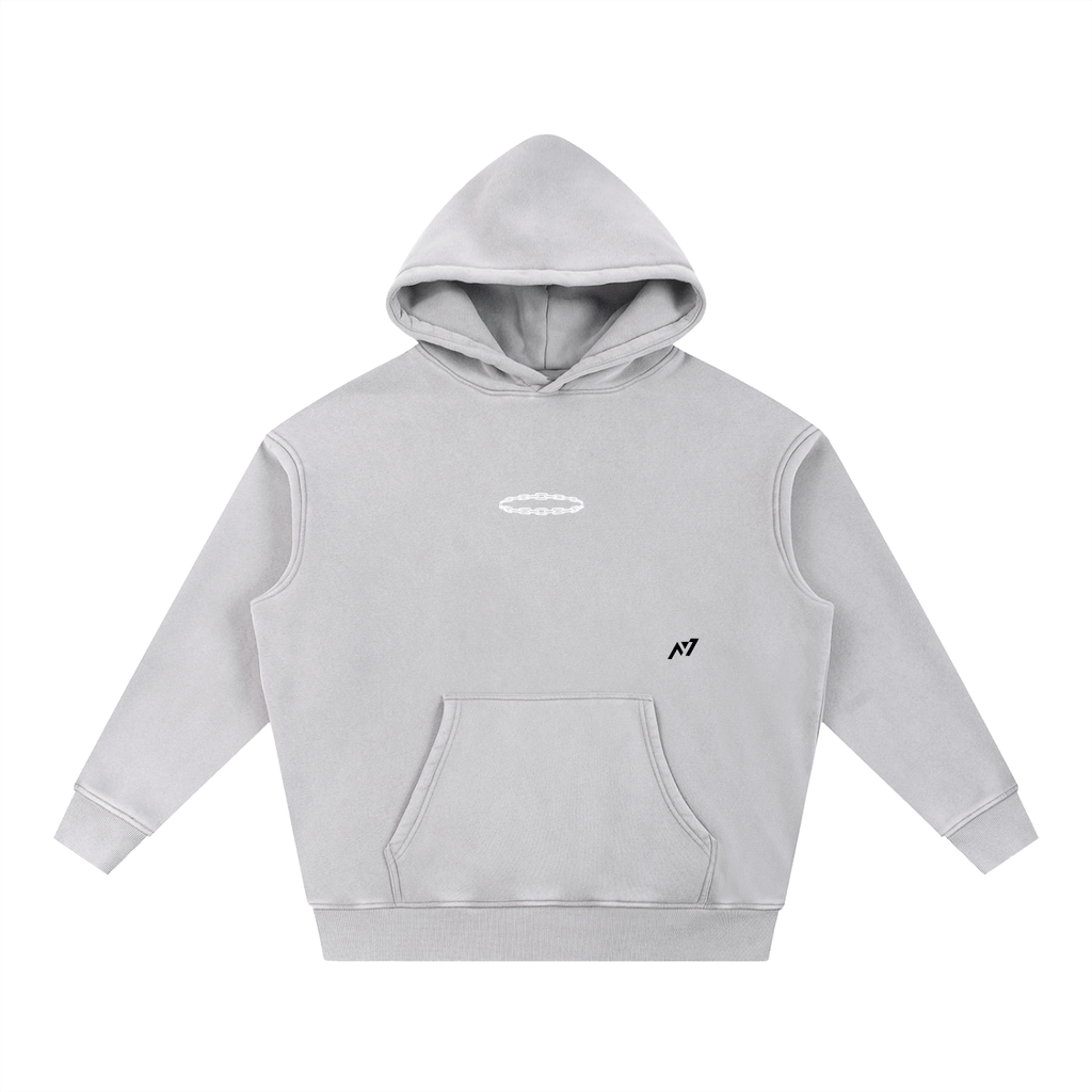 Hoodie Streetwear Red Authority Délavé