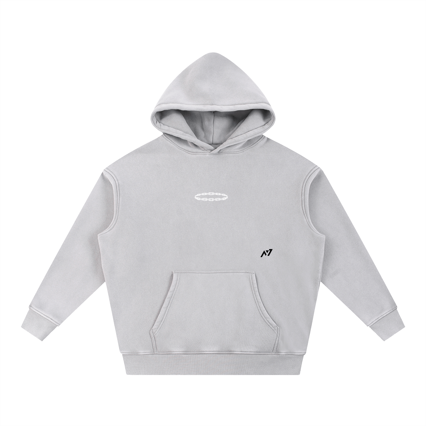 Hoodie Streetwear Red Authority Délavé