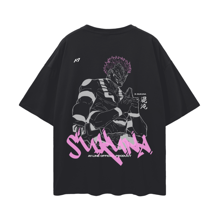 T-shirt Streetwear The Disgraced One Noir