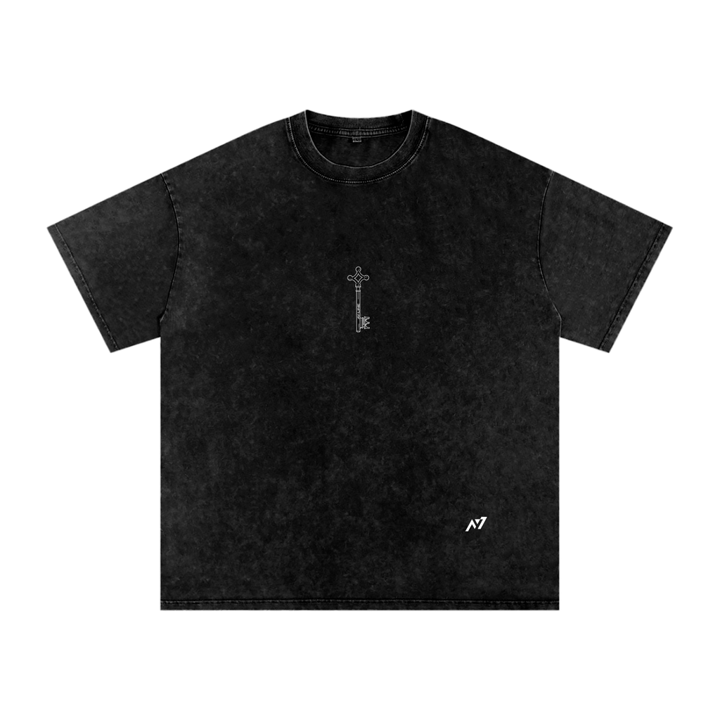 T-shirt Streetwear For His Sake Délavé Foncé