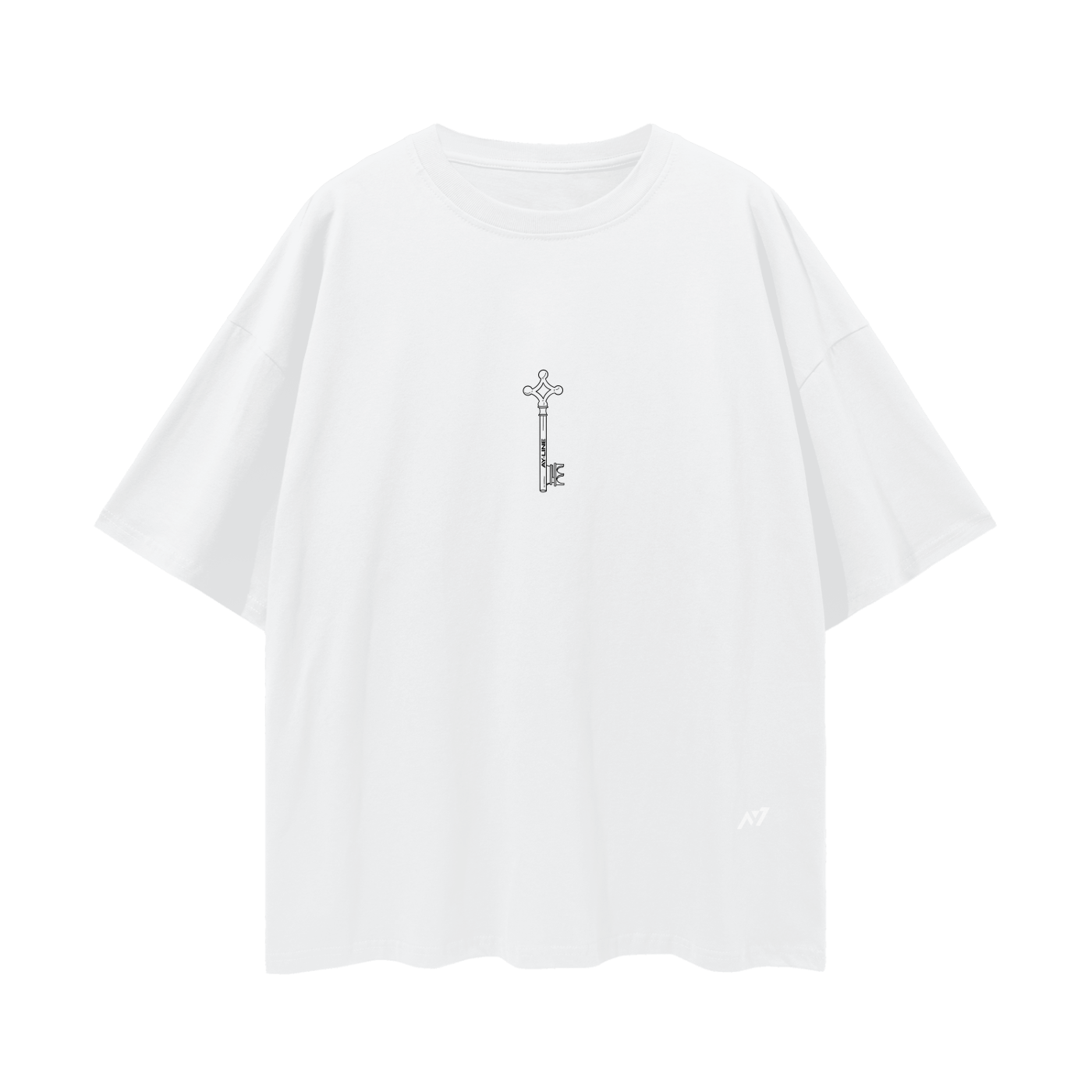 T-shirt Streetwear The Broken Form Gris&Blanc
