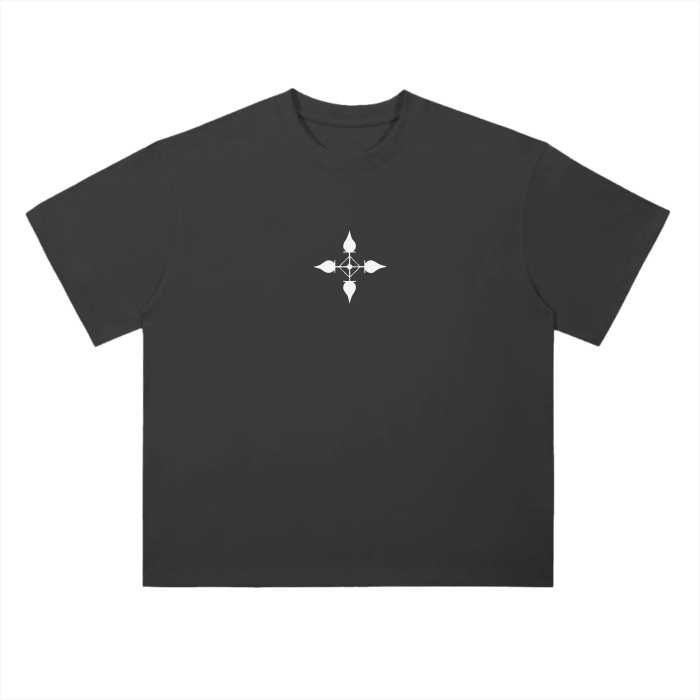 T-shirt Streetwear Dark Charisma Spider Noir Heavy Weight