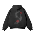Hoodie Streetwear Centipede Noir