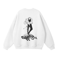 Sweatshirt Streetwear Cursed Companion Graffiti Blanc