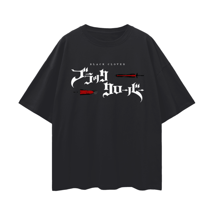 T-shirt Streetwear Grimoire Rise Noir