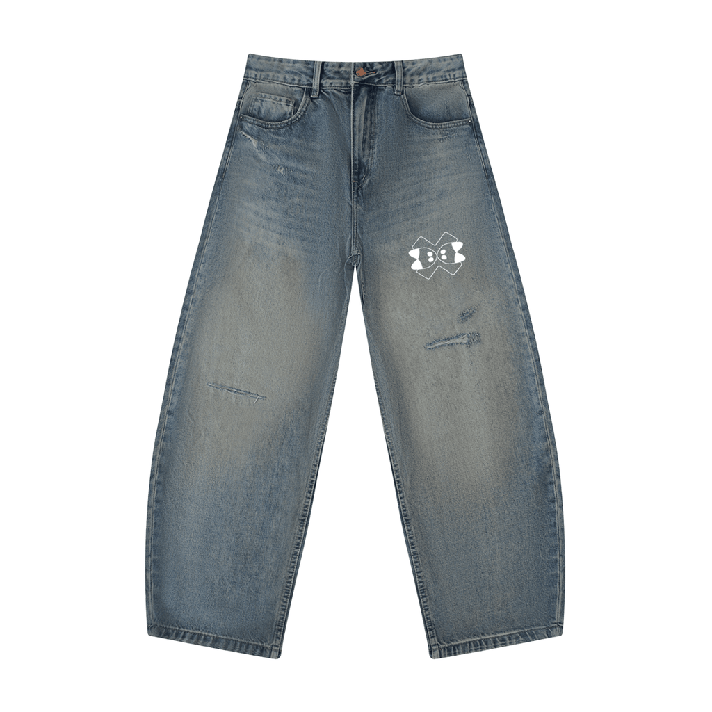 Jeans Barrel Leg Monster Point