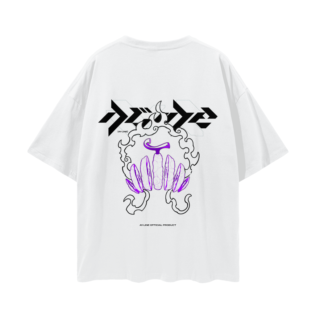 T-shirt Streetwear Awakened Pulse Blanc
