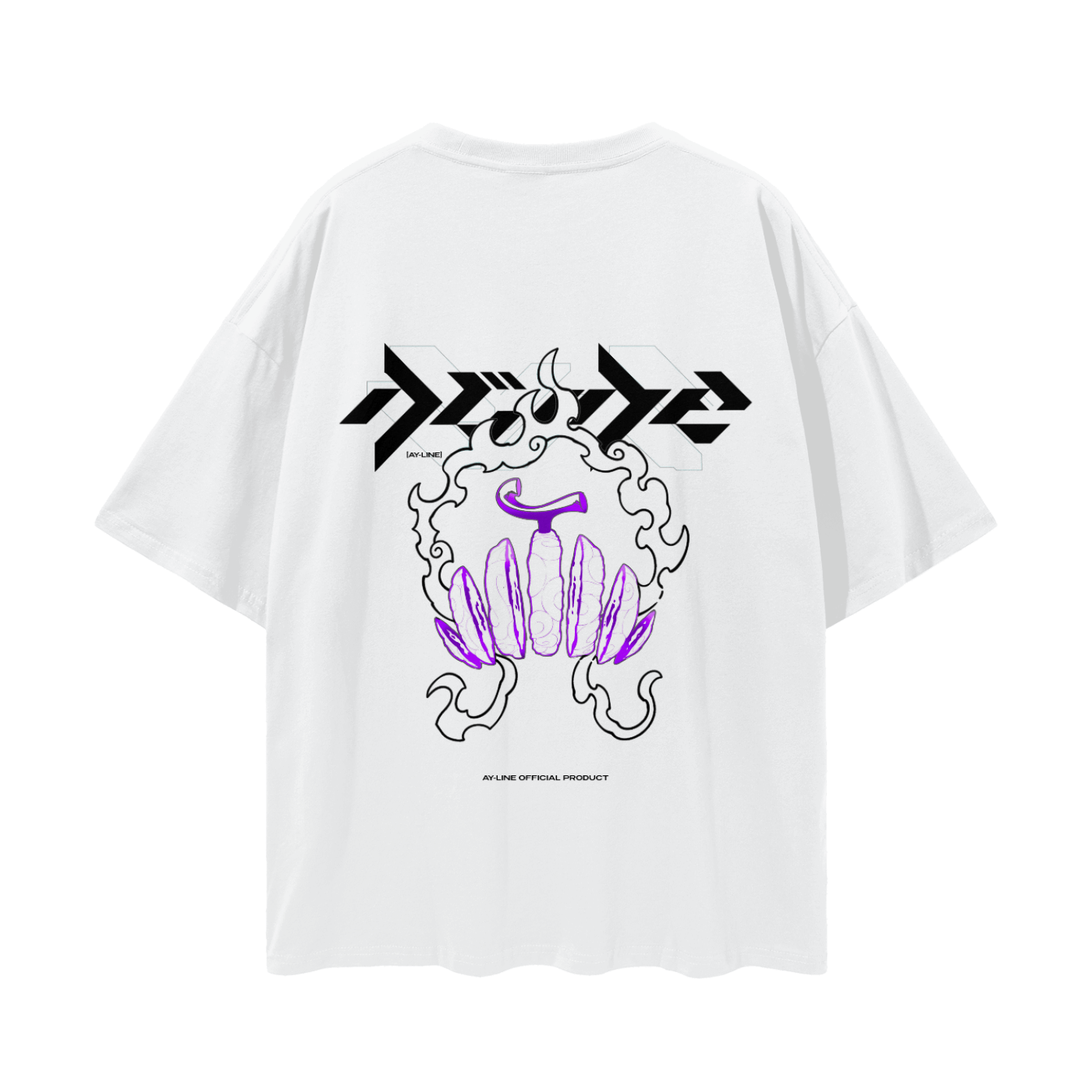 T-shirt Streetwear Awakened Pulse Blanc